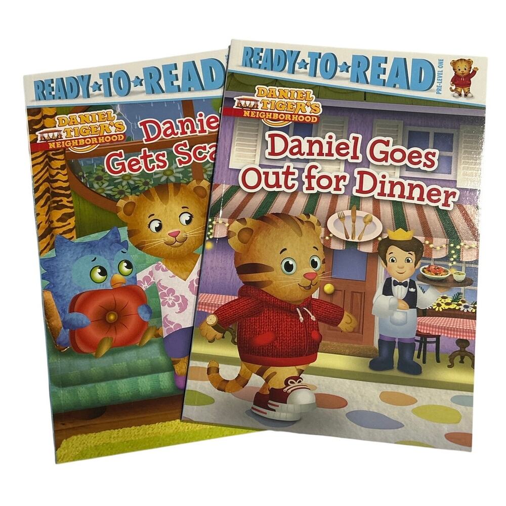 New (2) Daniel Tiger's Neighborhood Ready to Read Pre-Level One Books